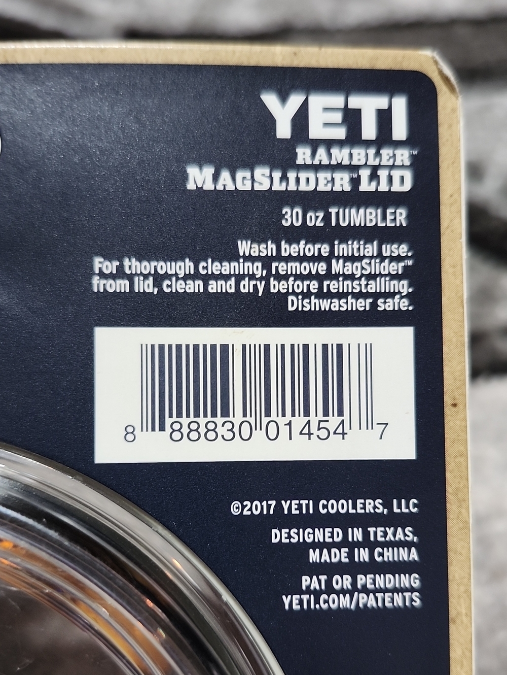 YETI RAMBLE 30 OZ 2017 CLEAR MAGSLIDER TUMBER REPLACEMENT LID - Picture 6 of 9